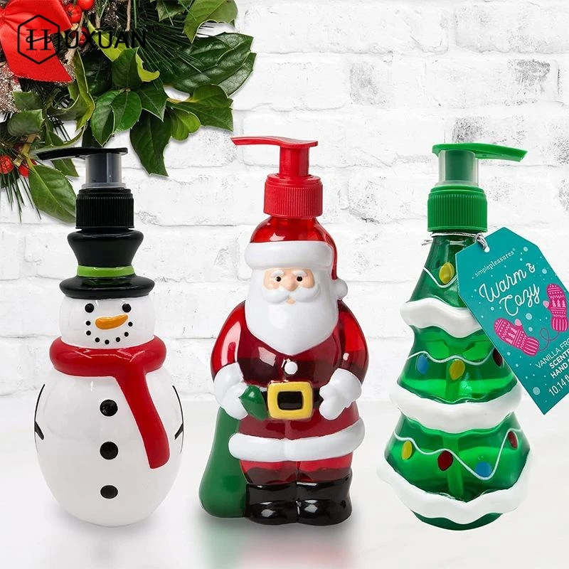 【NEW】 Household 350ml Hand Dispensing Bottle - Series Christmas Snowman Dispensing Bottle Christmas Gifts