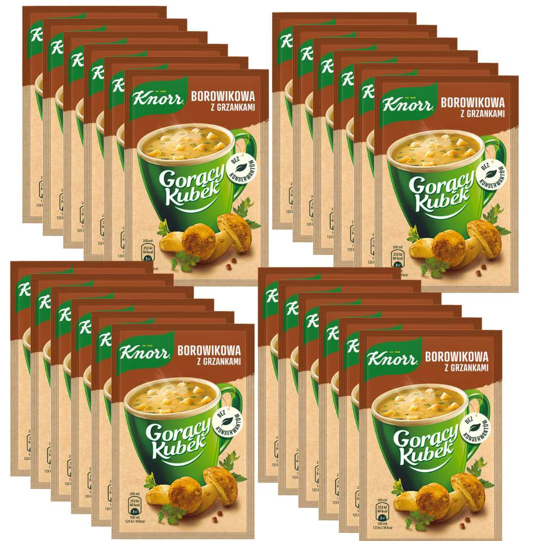 Copa Knorr Hot Boletus con croutones 15 G x 20 piezas