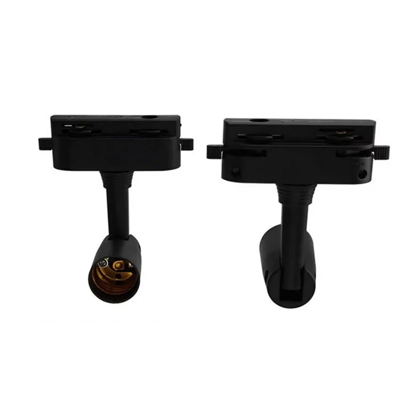 ABPP-مصباح مسار صغير قابل للتعديل أبيض وأسود لمبة أحادية الطور قابلة للاستبدال من البلاستيك ملحقات DIY