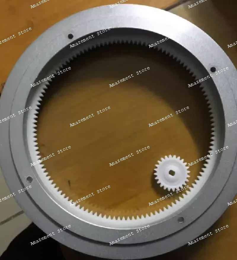 

100kg load capacity electric aluminum turntable, rotating base for dining table & display