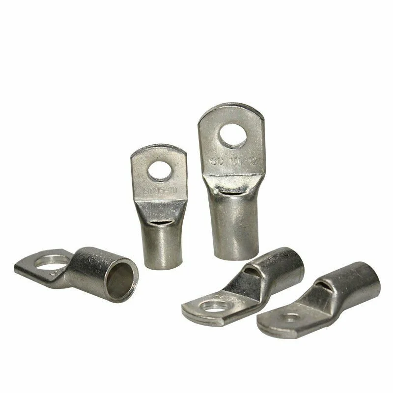 5PCS Battery Copper Crimp Terminals Cable Lug Eyelet Wire Ring Connector 6MM² - 95MM²  Wire Connector Terminals  Terminator