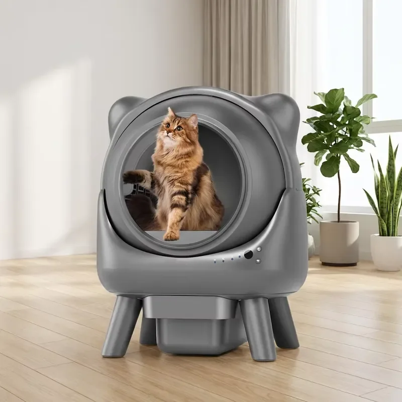 for Automatic Self Cleaning Box Intelligent Cat Toilet Smart Pet Waste Disposal System Wholesale Cat Products