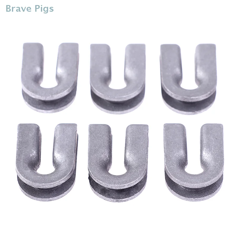 6Pcs Grass Trimmer Head Eyelet Bump And Go Nylon Fit For Husqvarnaa T35 T25