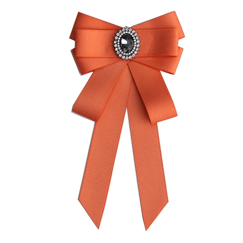 Handgemachte Mode neue Schmetterling Knoten Band Diamant Fliege College weiß Strass Süßigkeiten Farbe Fliege Geschenk für Schulmädchen Krawatte – Detail 37