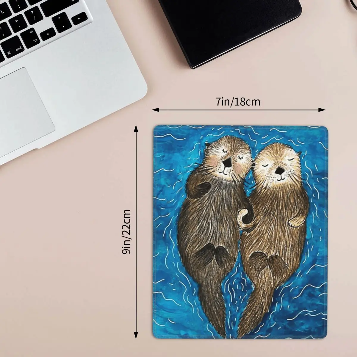 Otter CUTE SLEEP Mouse Pad Computer Keyboard Mouse Mat Gamer PC Laptop Desk Mat Office Accessories