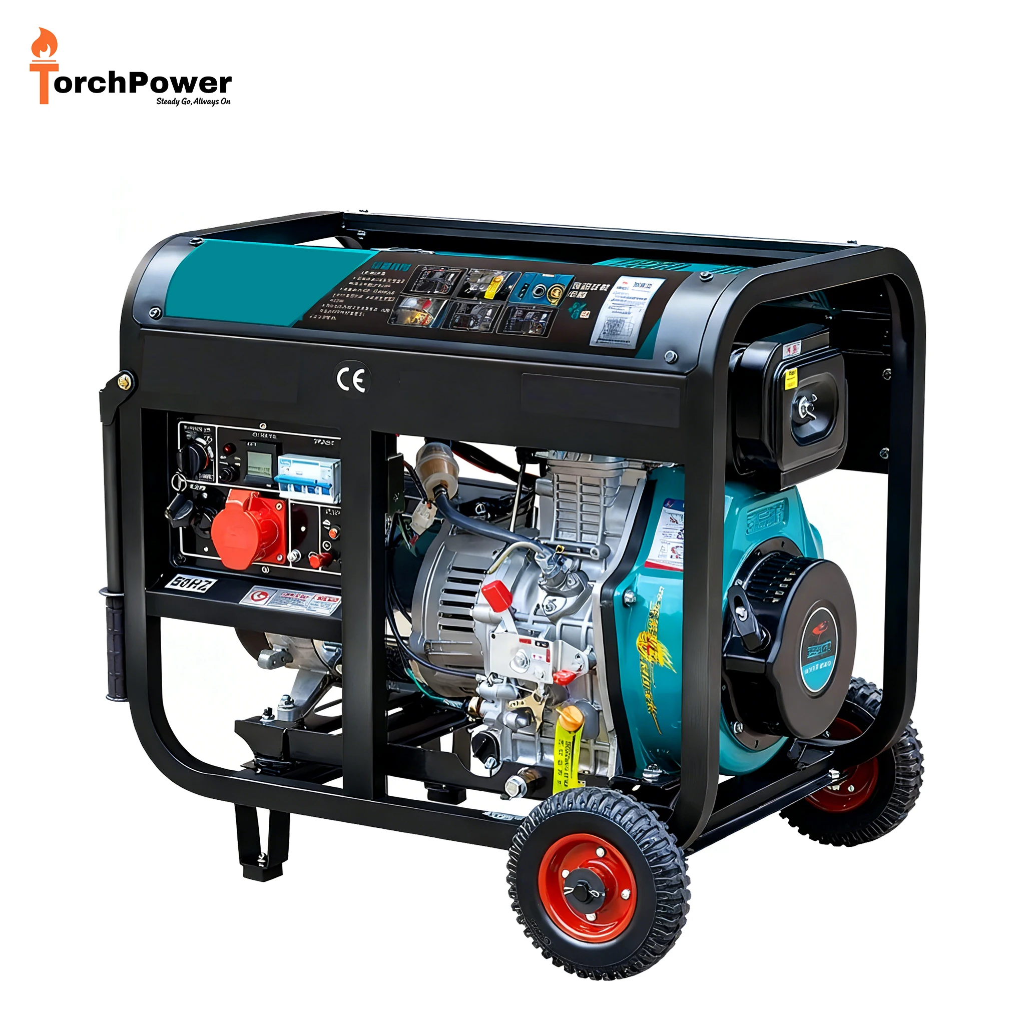 Top Selling Super Silent 6KW 7KW 8KW 9KW 19KW Diesel Generator Set Soundproof for Farm Use
