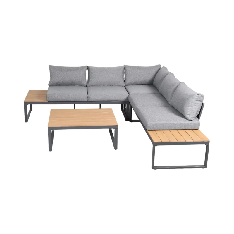 

Aluminum Outdoor Sofa Set Fashion Corner Sofa Garden Furniture