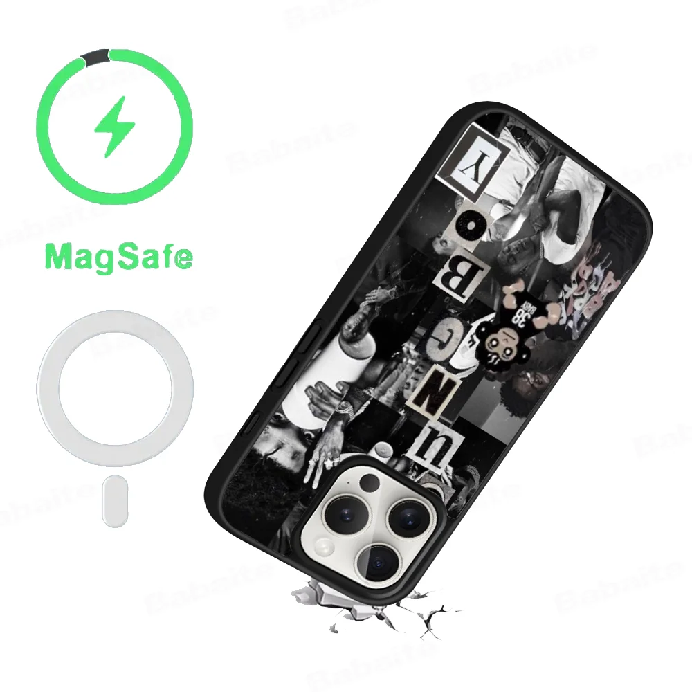 Youngboy Never Broke Again Phone Case Magnetic Case For IPhone 16 14 13 12 11 15 Pro Max Plus For Magsafe Wireless Charge Cover