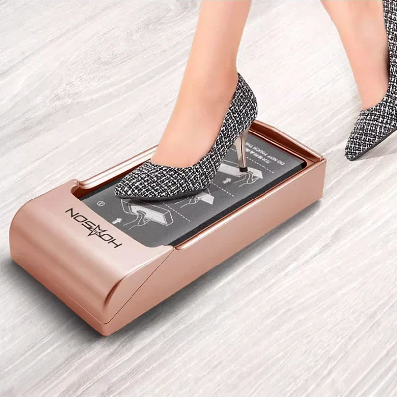 Multifunction Household Shoe Cover Machine with One Roll Film, Foot Film Machine for Indoor Use, Available for 600 Times