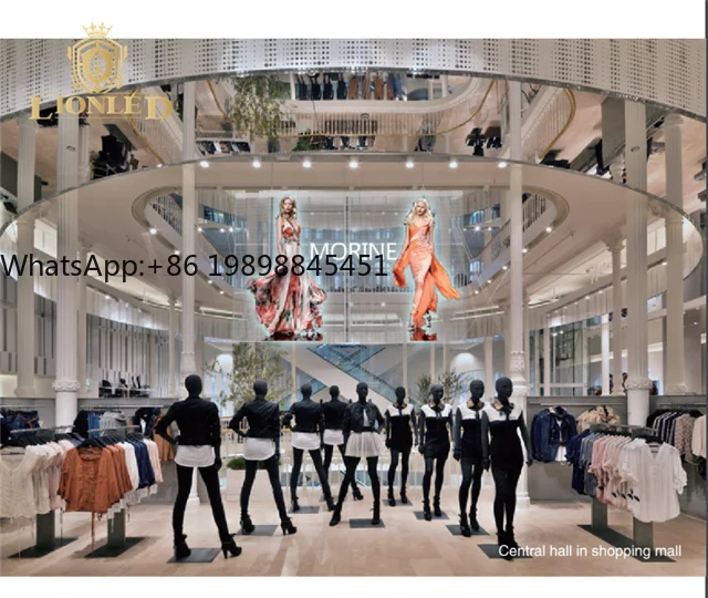 

Customized Full Color Indoor LED Display Screen for Car Showroom and Shopping Mall with Transparent Glass Window Wall