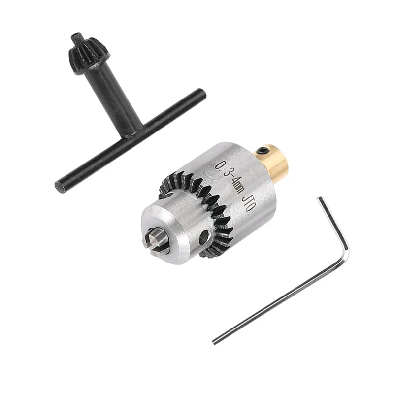 1 Set Chuck bor Mini mikro 0.3-4mm, Set Chuck bor dan kunci pas, Set Chuck bor