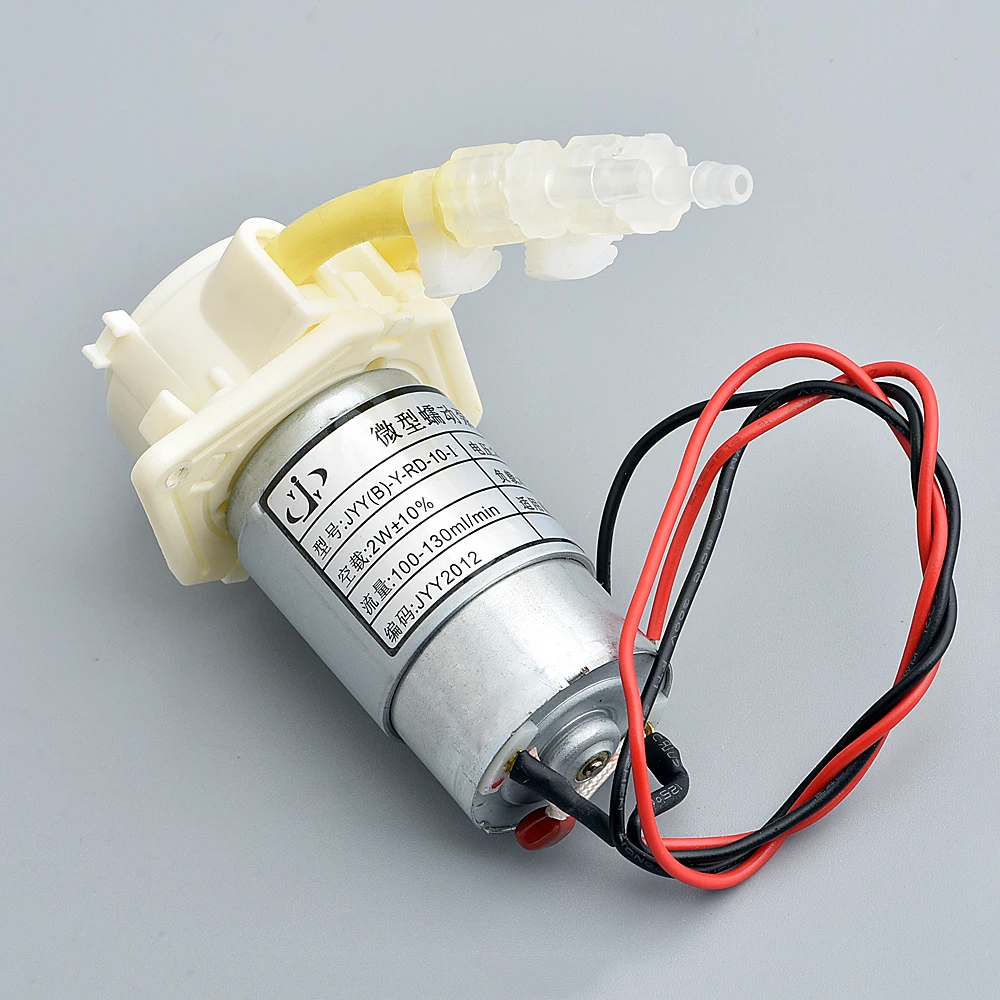 JYY(B)-RD-10-I Liquid Ink Pump 24V DC Small Motor 4W 100-130ml/min For Epson Roland Mimaki Ect Printer