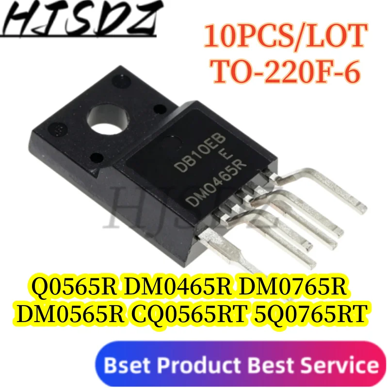 DM0465R 【10PCS/LOT】DM0565R Q0565RT DM0765R 5Q0765RT 5QO765RT DMO465R DM07652R CQ0565RT TO-220F-6 In Stock