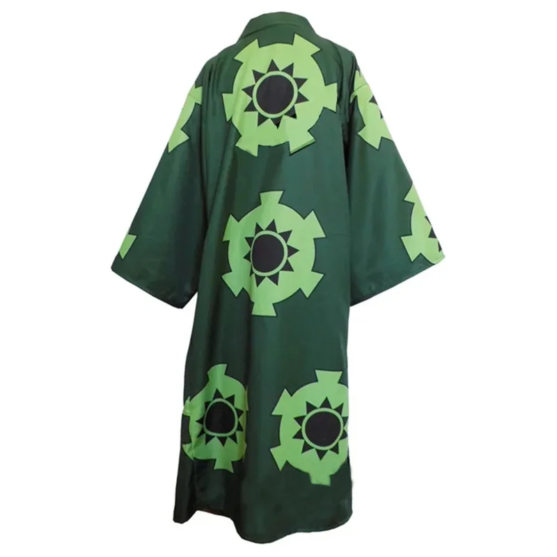 2025 New Roronoa Costumes Anime Country Cosplay Kimono Robe Cloak Belt Full Suit Wano Kuni Christmas Gift Zoro