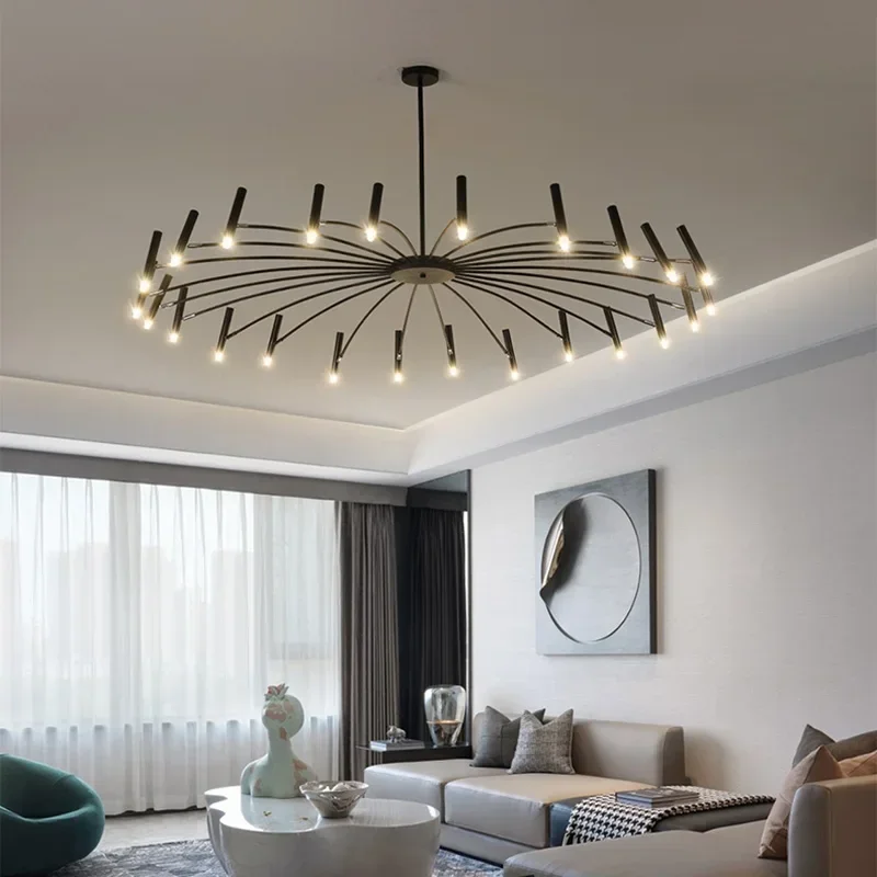 

Nordic living room led chandelier bedroom home modern living room chandelier room lighting