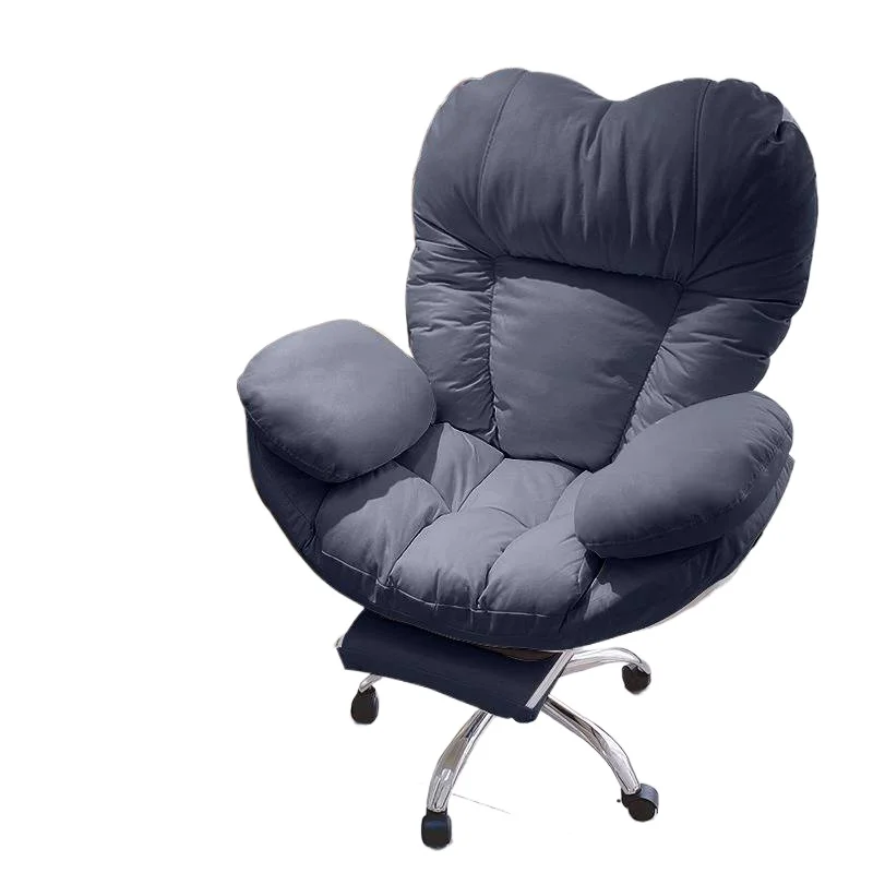 كراسي مكتب فاخرة مريحة كراسي مكتب مصممة باللون الأزرق والأبيض وأثاث مريح رخيص الثمن من Cadeira De Escritorio