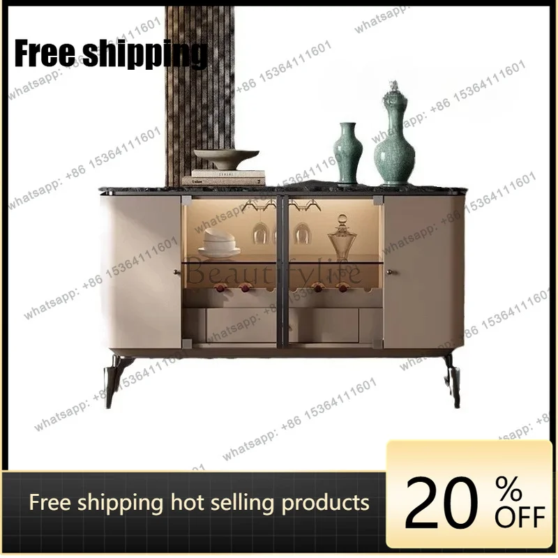 

zj.Light luxury home entrance cabinet, simple modern living room, dining side cabinet, minimalist wall storage, tea cabinet