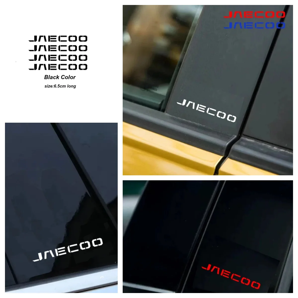Car Exterior Reflective Vinyl Decals 4Pcs For Chery Tiggo7 Tiggo8 Pro Omoda C5 Jaecoo J7 Body Sticker Auto Modification Styling