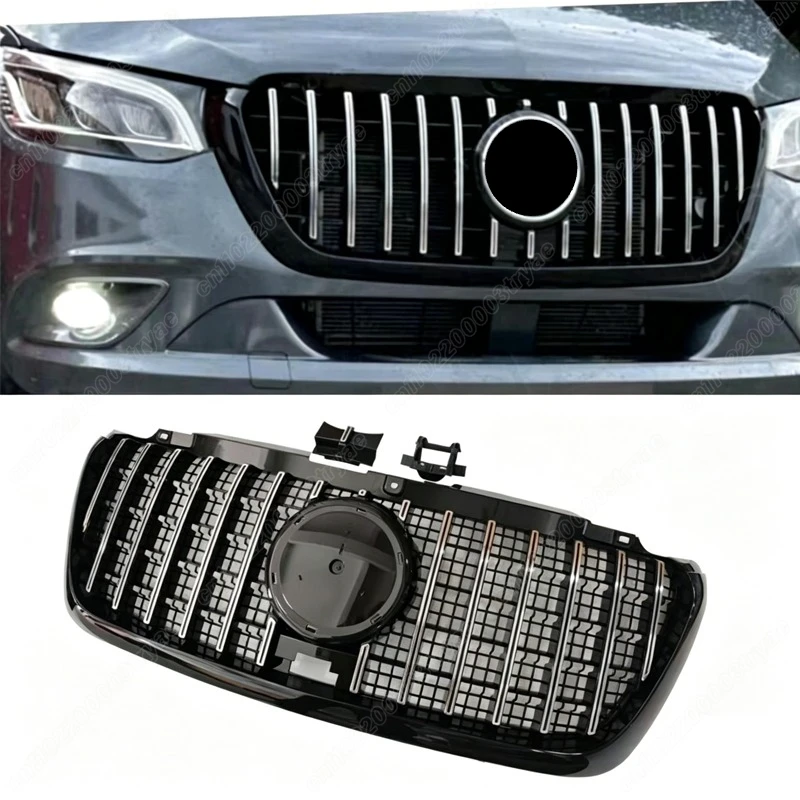 Voorbumper Grille Grills Voor Mercedes-Benz Sprinter W907 2018 2019 2020 2021 2022 2023 2024 Facelift Abs Racing grill