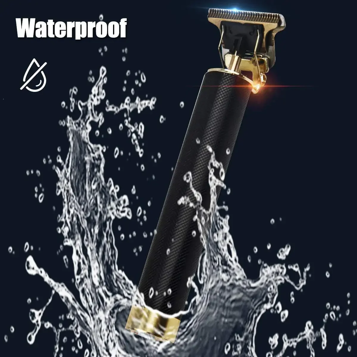 Profissional Cordless Hair Clippers para homens, recarregável Zero Gapped, aparador de cabelo, forro elétrico T Blade, barbeiro, 2 tamanhos