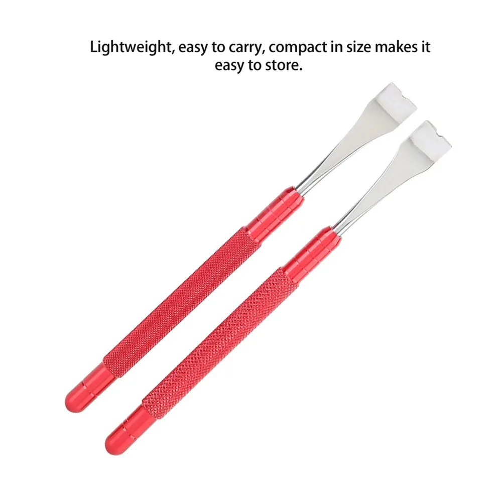 2Pcs Professional Aluminum Watch Hand Tool Precision Red Hairspring Clamp Combination Watchmaker Tool Watch Assembly