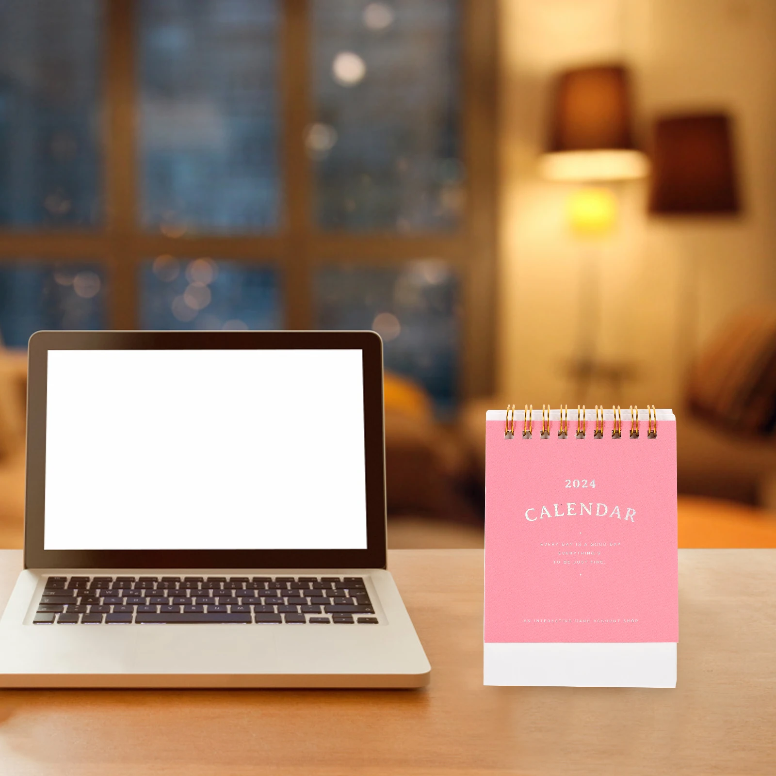 

Dopamine Desk Calendar 2024 Thick Paper Monthly Planner Simple Design Flip Page Mini Desktop Schedule Tracker Small Office Home