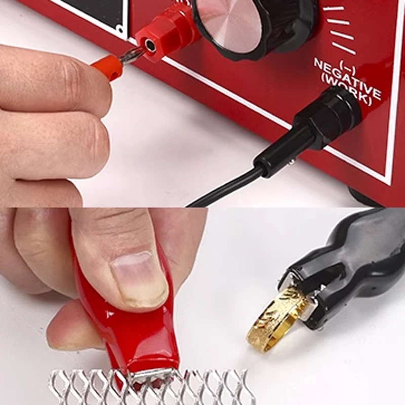 

Electroplating machine small gold plating equipment set 24K black gold liquid jewelry gold processing water immersion brush plat