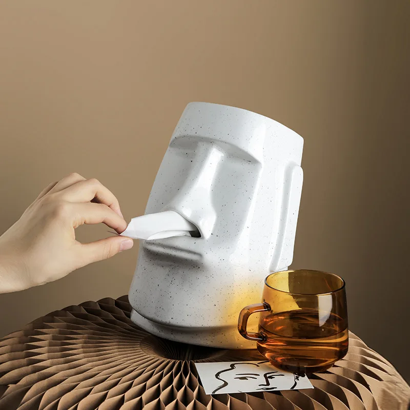 

Beihanme Retro Ceramic Tissue Box Creative Living Room Decor Vintage Style Home Accessory