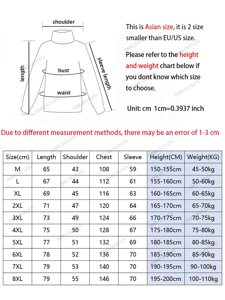 8XL Winterjacken für Herren, Übergröße, Business-Büro-Mantel, lässige Herren-Winterjacke, einfarbig, luxuriöse Oberbekleidung, 6XL 7XL – Detail 1