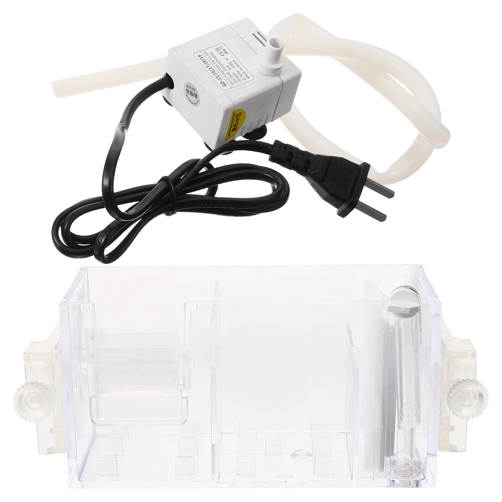 

1Set Fish Tank Filter Box Acrylic Hanging Drip Filtration System for Aquarium Water Cleaning Oxygenation