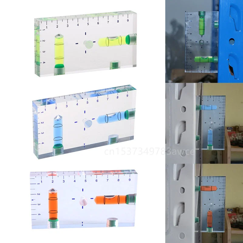 69HF High Precision Transparent Two Direction Magnetic Level Bubble Mini Level