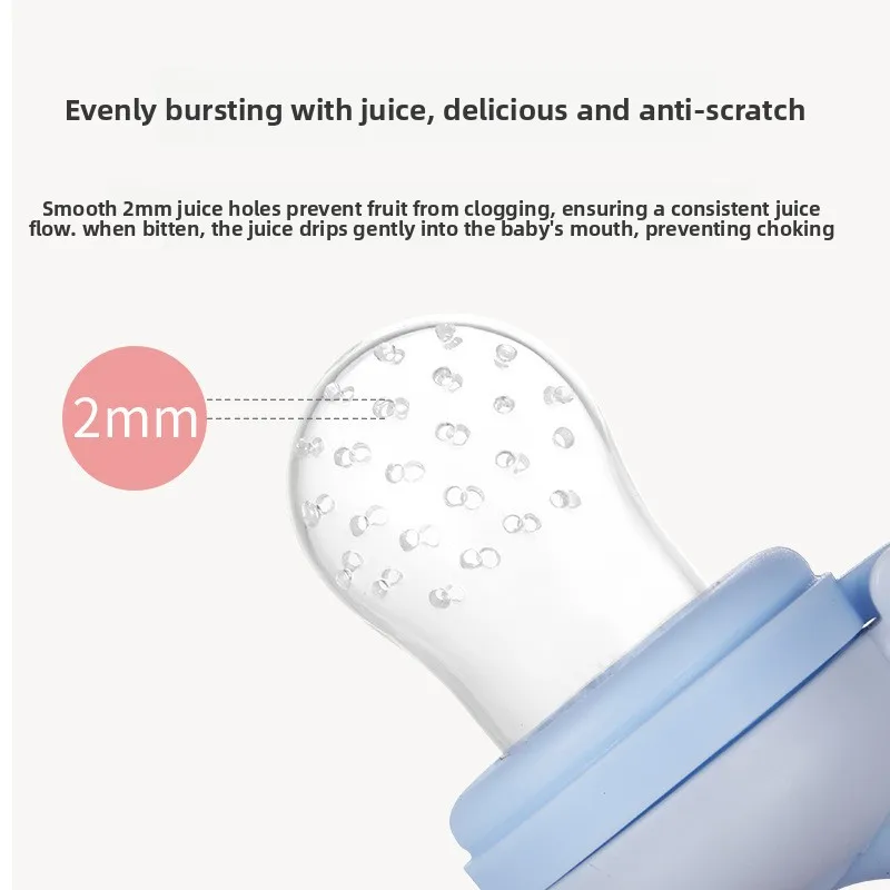 عضاضة من السيليكون للأطفال على شكل فاكهة، عضاضة بقرة تعمل على تطوير مهارات عض الطفل، سيليكون بدرجة الطعام، سهل التنظيف #3