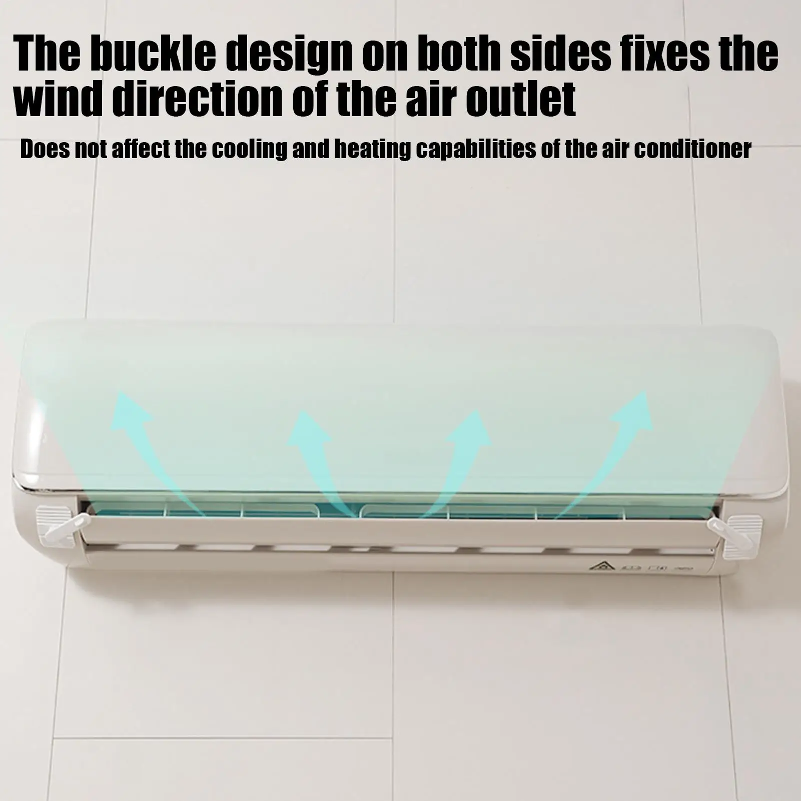 

Детали и аксессуары для кондиционера, 2 шт., регулируемая направляющая пластина для кондиционера, вращение, защита от прямого обдува, регулируемая