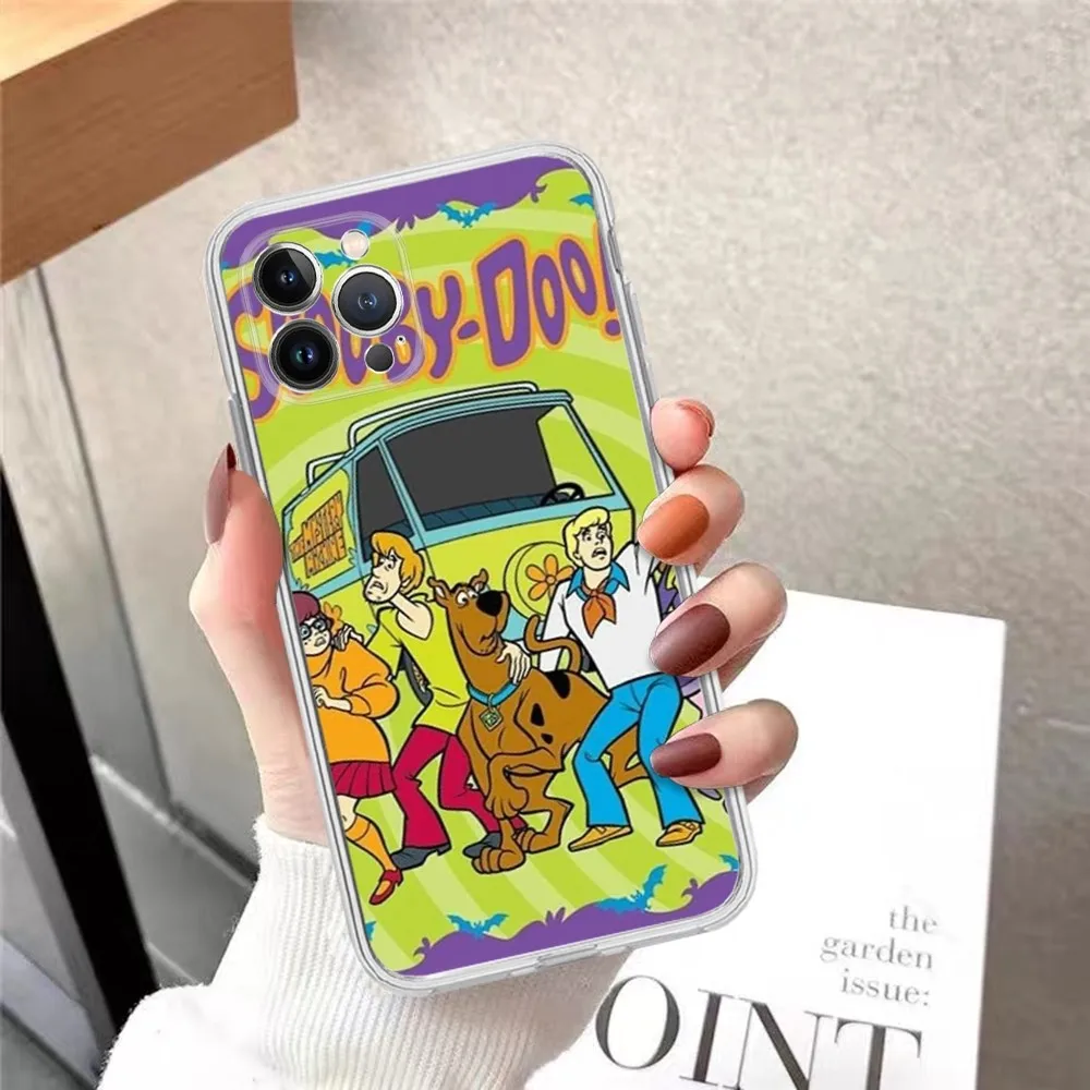 ANIME SSC-OOBY-DOOES CARTOON Phone Case Silicone Soft for iphone 15 14 13 12 11 Pro Mini XS MAX 8 7 6 Plus X XS XR Cover