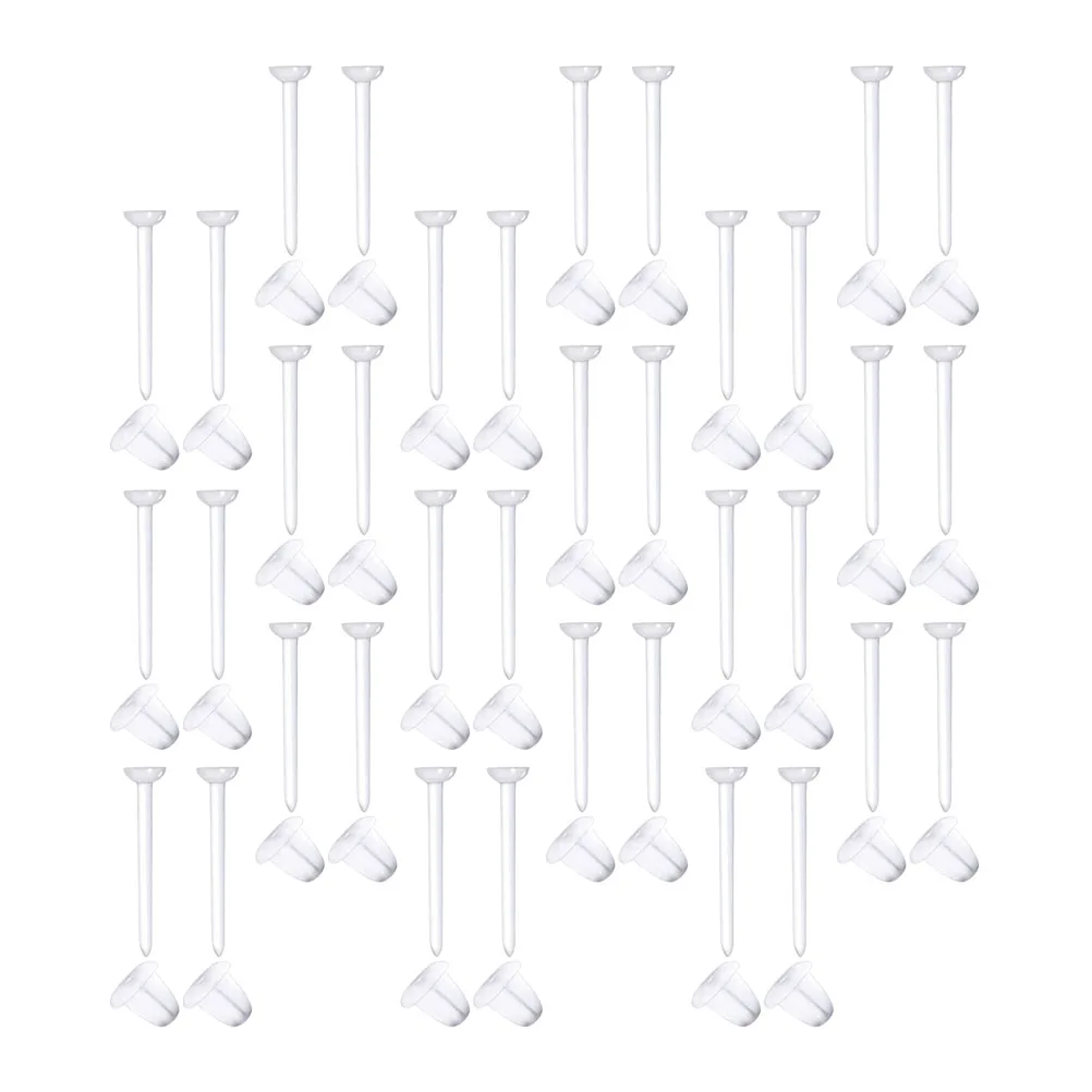 

Earring Backs Replacement Plastic Earring Safety Caps Durable Simple Design For Stud Earrings Jewelry Accessories