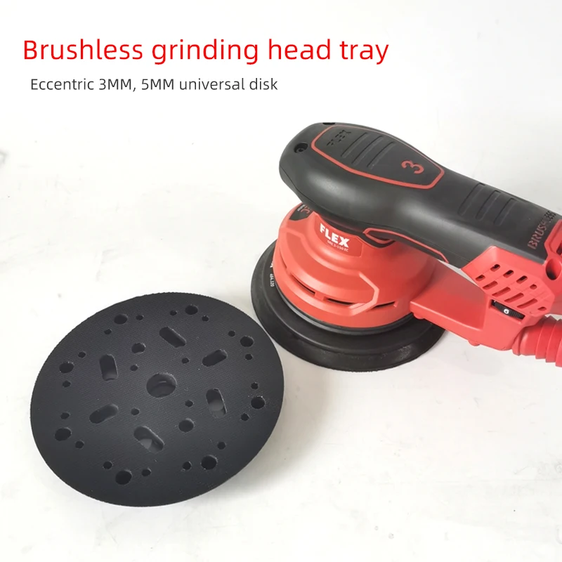 Original Authentic FLEX Brushless Sander 6 Inch Porous Barb Hook Stick Disc Base Tray Disc