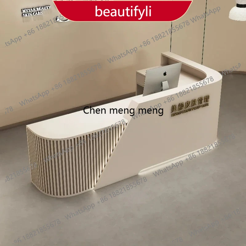 

Стол для прихожей, мебель для ресепшена, дизайнерский стол-кабинет, кафедра для церкви, стойка ресепшн, офисный компьютерный стол, роскошная мебель 150 см