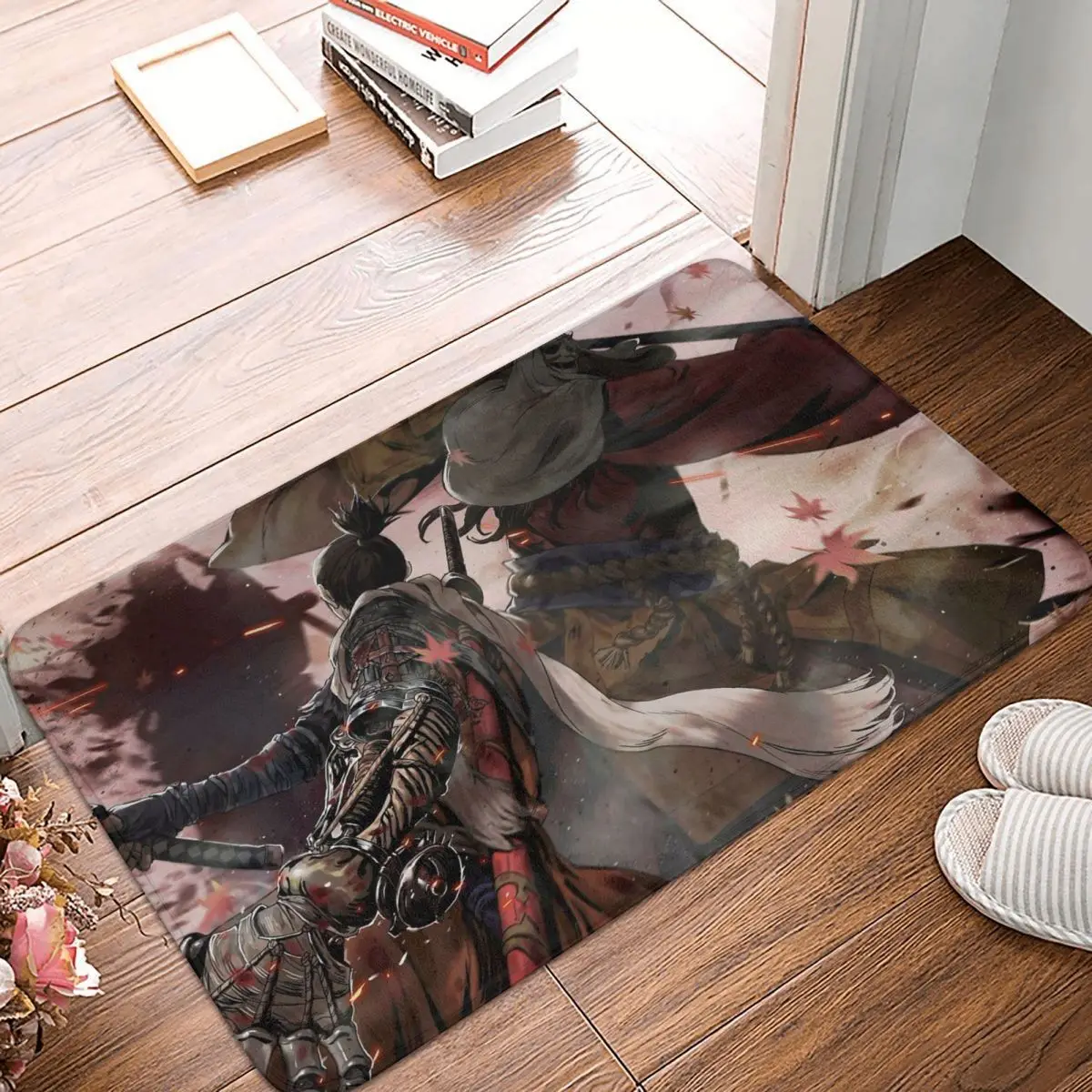 Sekiro Shadows Die Twice Divine Heir Game Bedroom Mat Corrupted Monk Fight Doormat Kitchen Carpet Balcony Rug Home Decoration