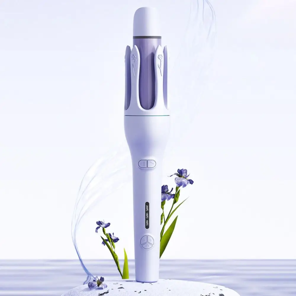 

Portable Design 2-in-1 Waver Hair Curling Iron 32mm Barrel Size Anti-Tangle Technology Automatic Rotating Hair Curler