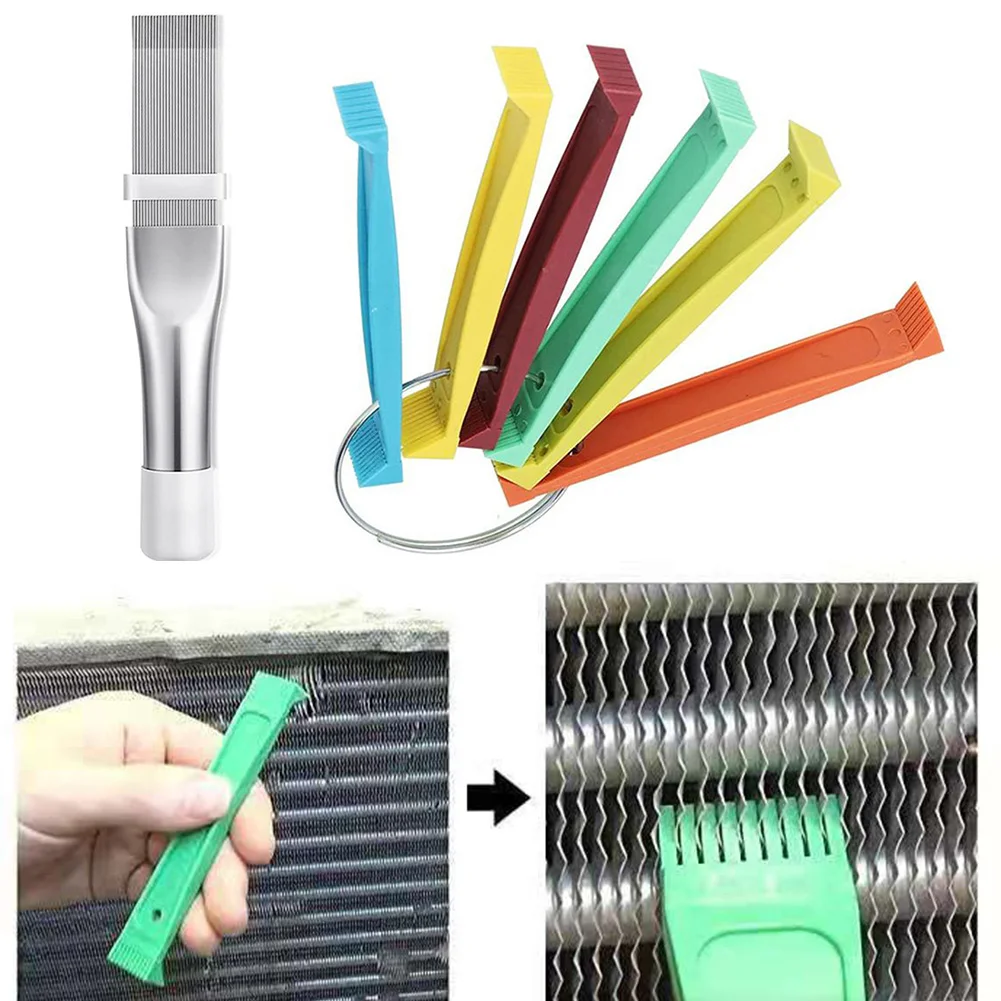 Escova de Limpeza para Radiador e Ar Condicionado, Combs Cooler Repair, Essential Cleaning Tool Set, Condensador Fin Comb