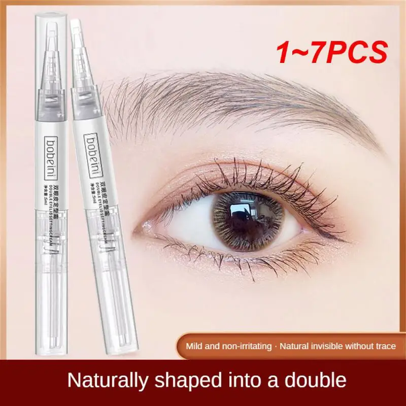 1~7PCS Double Eyelids Styling Shaping Cream Natural Lasting Waterproof Seamless Invisible Big Eye Lift Eyelid Glue Long Eye