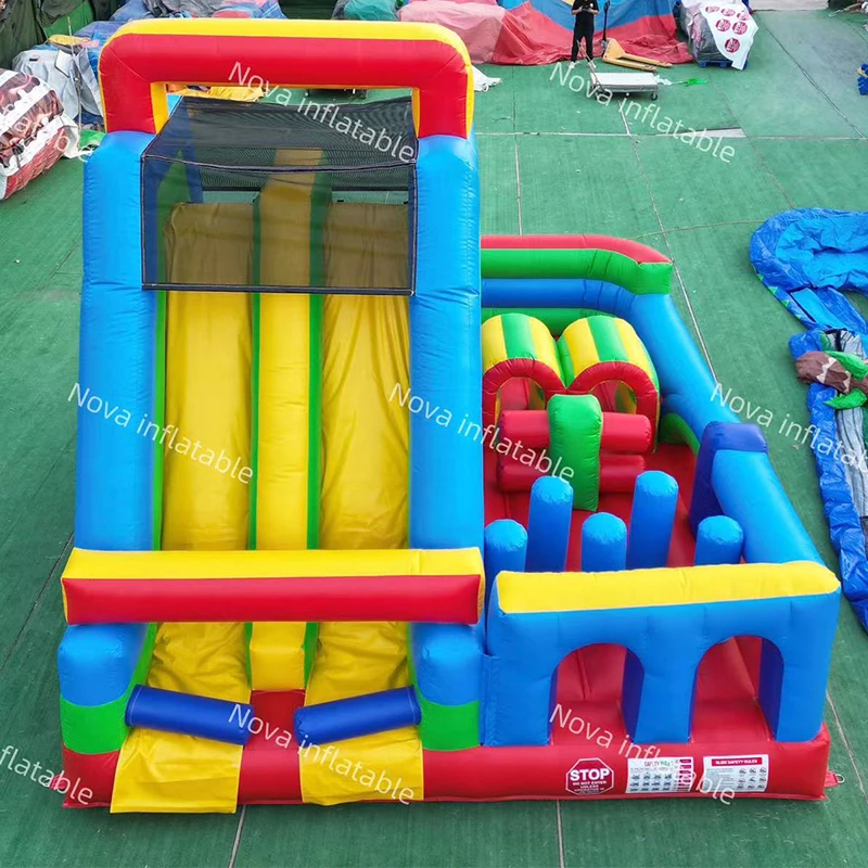 قلعة كذاب تجارية قابلة للنفخ مع لاعبا منزلق، قلعة نطاطة قابلة للنفخ لحفلات الأطفال #2