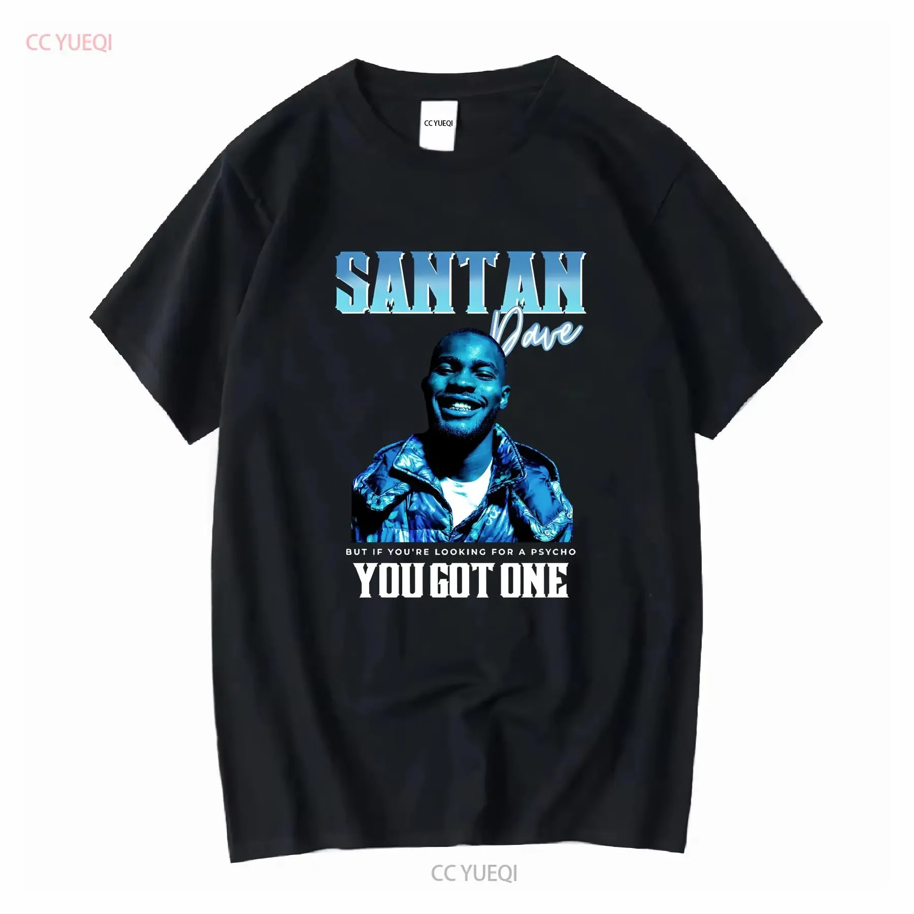 Rare Santan Dave T Shirt LLL457 vintage Washed graphic Stretched streetwear Unisex homme designer clothes Breathable Soft