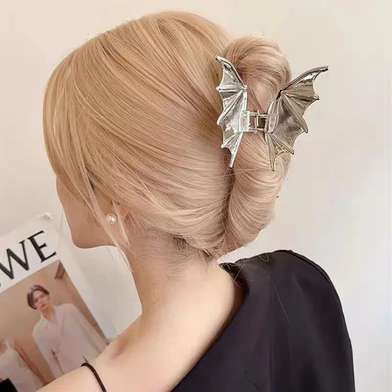 Spider grab clip Sweet cool hair clip female niche design shark clip cold wind metal hair clip large clip