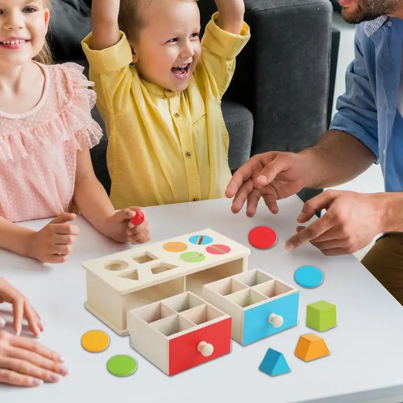 

Color Sorting Toy Sorting Sensory Toy Learning Developmental Interactive Matching Game For Home Travel School Aged 2-4 Hand-Eye