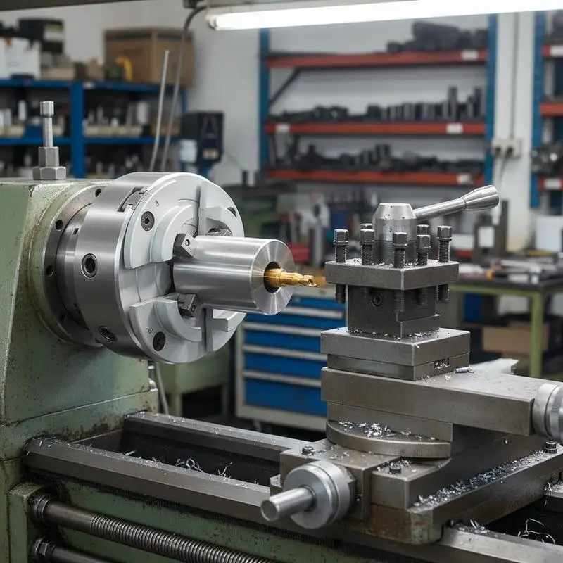 

KP2-3/4 lathe chuck, 4-jaw, φ70mm jaw chuck made of 45#, clamping range 30–47mm, chuck internal thread 1x8 TPI, lathe alignment accuracy ≤0.3mm, turning chuck, lathe chuck