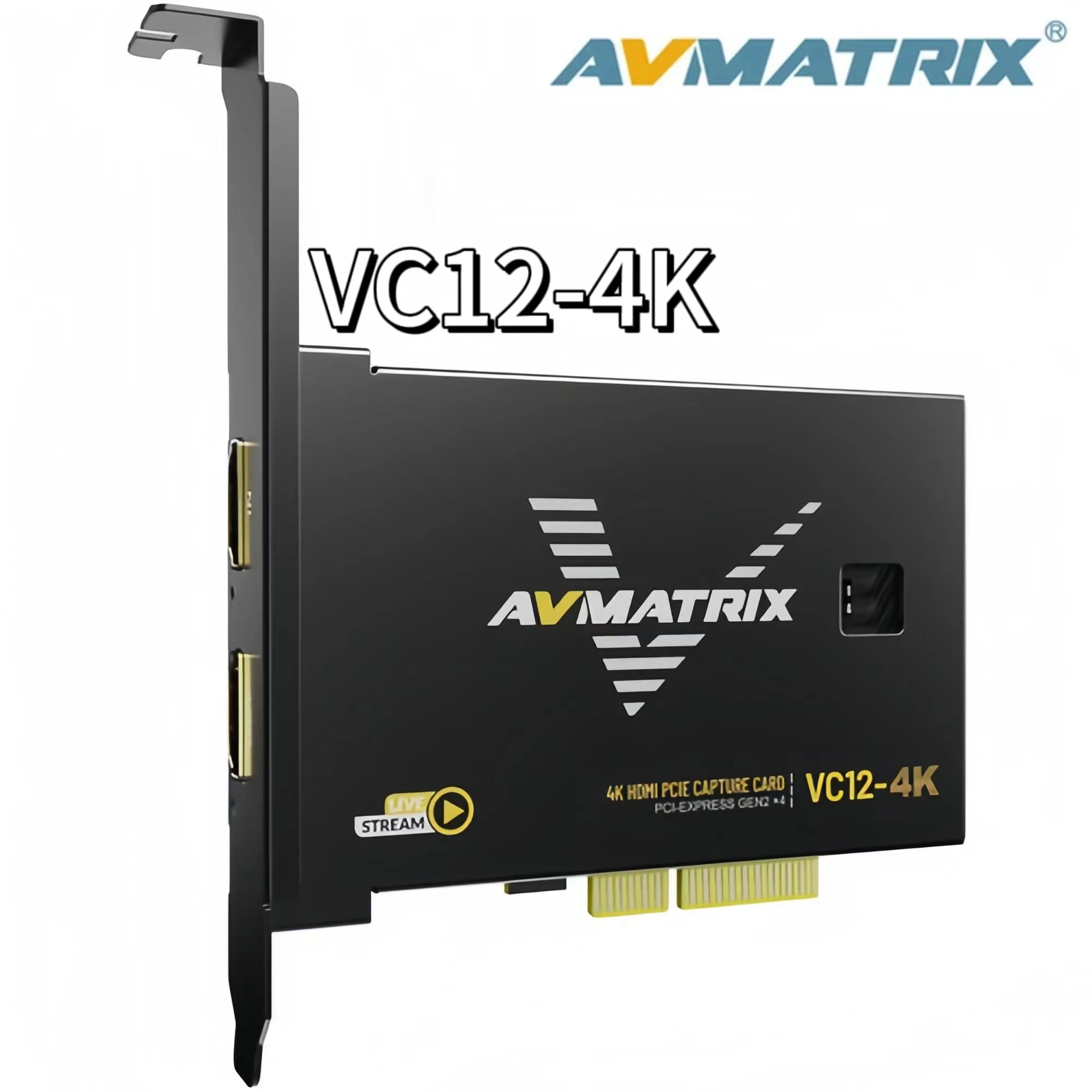 

AVmatrix VC41 VC42 VC12-4K 4-CH 3G-SDI PCIE карта захвата 1080p60 FHD YUY2 непрессованное видео