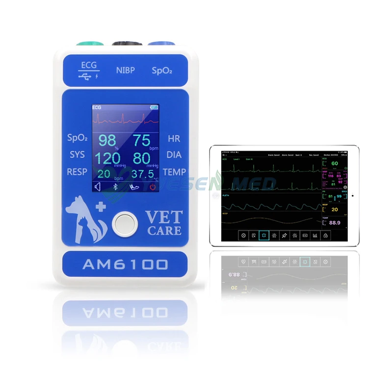 Cheapest mini size  veterinary patient monitor/veterinary equipment monitoring