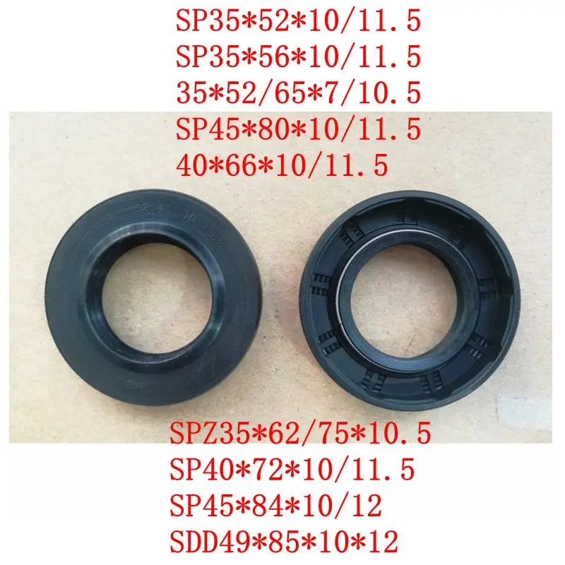 SP35 40 45 49*52 56 65 66 72 75 84 85 *10/11.5 7/10.5 10/12 For Haier drum washing machine Water seal Oil seal Sealing ring part