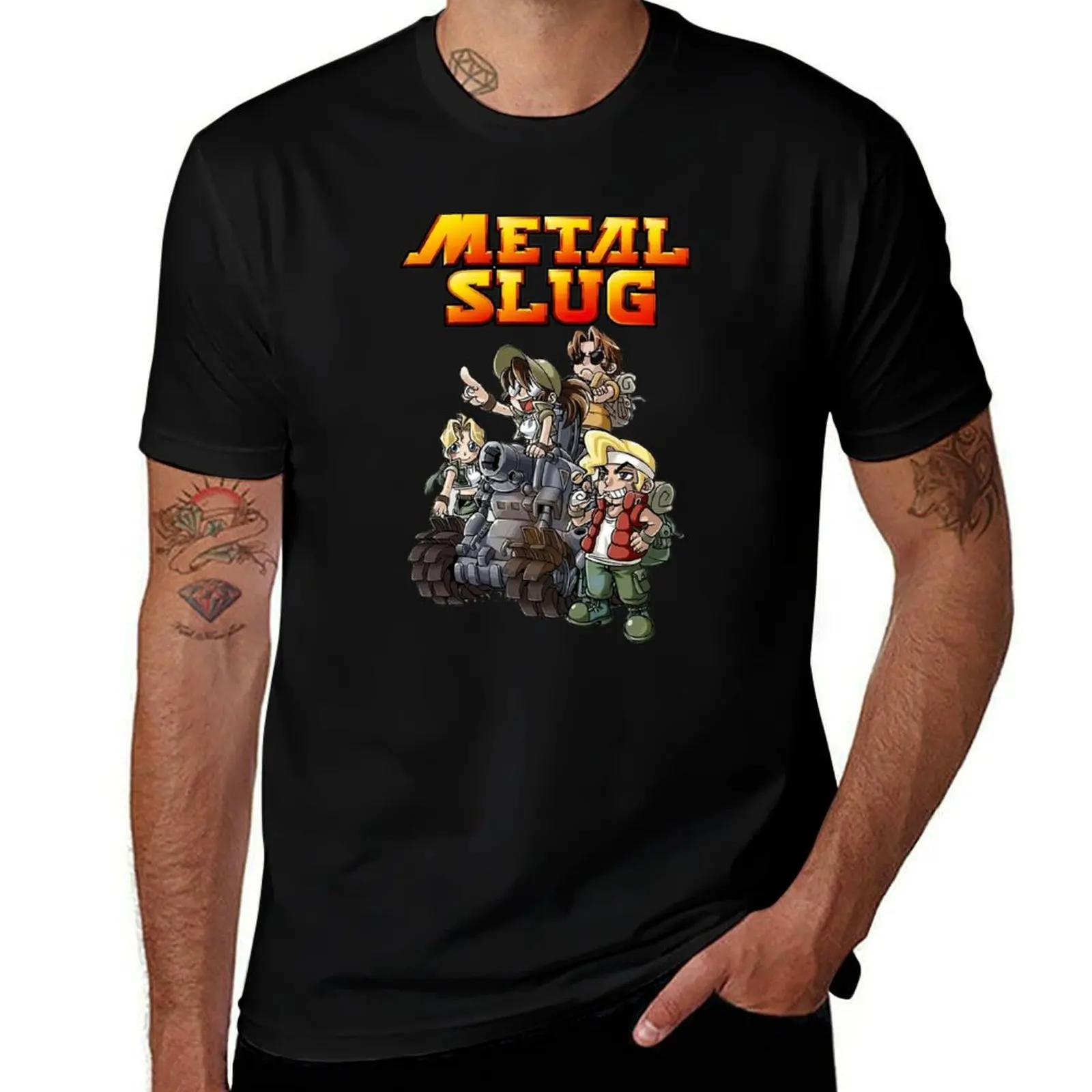 

Metal slug videogames T-Shirt man t shirts for men casual t shirts cotton 100% T-Shirt